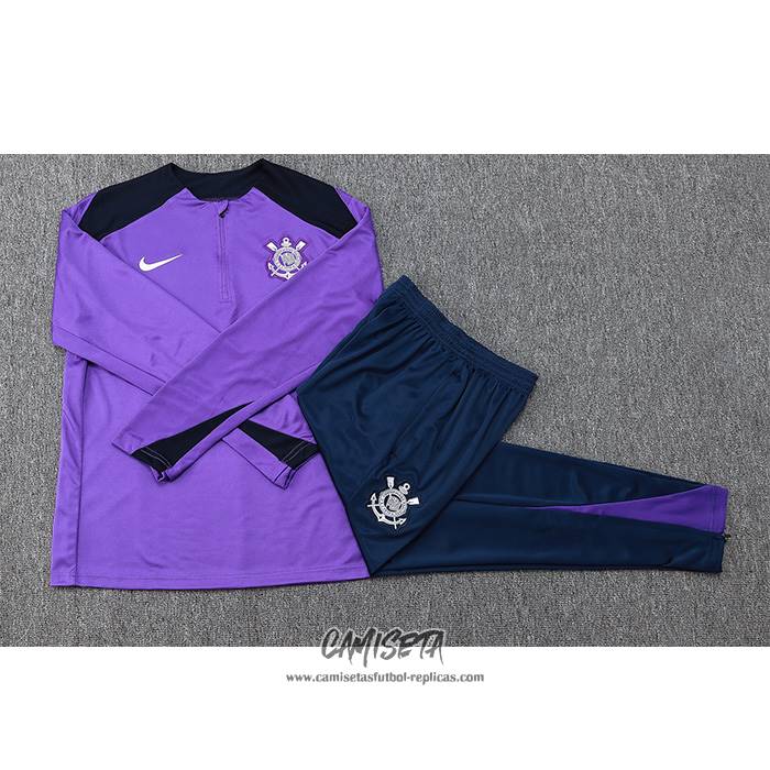 Chandal de Sudadera del Corinthians 2024-2025 Purpura